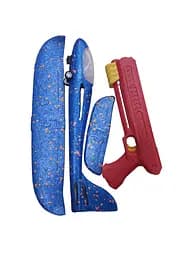 Пістолет із запуском C 70878 Літак, на колесах, механічний принцип роботи, підсвічування, в пакеті (6900067708786) Вид 4