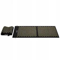 Коврик акупунктурный 4FIZJO Eco Mat XL Аппликатор Кузнецова с подушкой 110 x 42 см 4FJ0383 Black/Gold (P-5907739313843)
