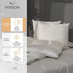 Ковдра пухова MirSon Luxury Exclusive 080, євростандарт, 220x200, біла (2200000013804) - мініатюра 18