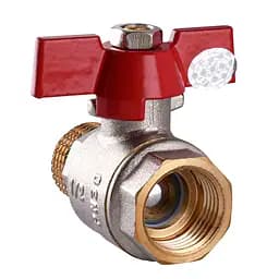 Кран кульовий прямий Solomon 1/2″ ЗВ КБ PN30 B1015 - мініатюра 2