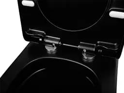 Унітаз-компакт Newarc 3822B-M Rimless з кришкою Soft Close, Чорний - мініатюра 4