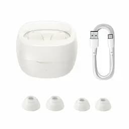 Бездротові навушники Baseus Bowie WM02 True Wireless Earphones кремово-білий (37403 creamy white) - мініатюра 4