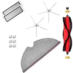 Стартовий набір RoboRock 12 чистячих елементів для робота-пилососа Xiaomi RoboRock S6/S6 MaxV/S6 Pure/S50/S55/S5 Max/E5/E4/Sweep One Vacuum Cleaner White (FTRINALL1R-W)