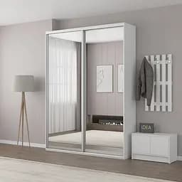 Шафа-купе Idea серія 5 180 x 60 x 210 см Білий Дзеркало