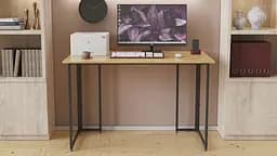 Комп'ютерний стіл Ferrum-decor Ханна 75x120x60 чорний ДСП Дуб Артизан 16мм (FRD-106217)