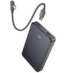 Портативний ЗП Power Bank Hoco J170 Starlight 22.5W+PD20W with cable 10000 mAh Metal gray - мініатюра 3