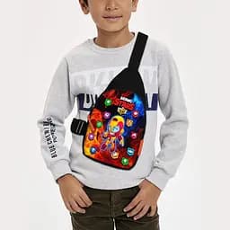 Сумка через плече дитяча Brawl Stars 29х17 см сумка слінг для хлопчика (01925)