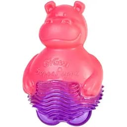 Игрушка для собак GiGwi Suppa Puppa Бегемотик с пищалкой 9 см розовый