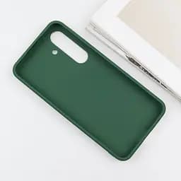 TPU чохол Bonbon Metal Style для Samsung Galaxy S23 Зелений / Army green - мініатюра 4