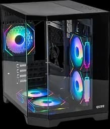 Корпус QUBE CRYSTAL ARGB Black (CRYSTAL_GBNU3) - мініатюра 5
