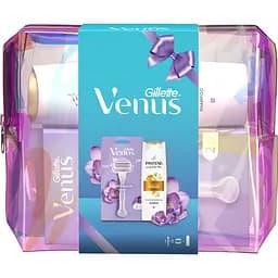 Подарочный набор: Станок для бритья женский Venus ComfortGlide Breeze с 2 сменными картриджами + Шампунь Pantene Pro-V интенсивное восстановление 250 мл