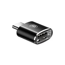 Адаптер Baseus USB Female To Type - C Male Adapter Converter Black