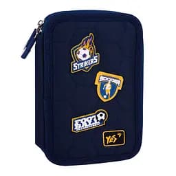 Школьный пенал твердый двойной Yes Football Gamer HP-01