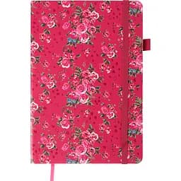 Блокнот діловий Buromax Cherie А5 96 арк. в клітинку обкладинка штучна шкіра малиновий (BM.295105-29)