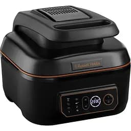Мультипечь SatisFry Air&Grill 1745Вт чаша-5.5л сенсорное управл. алюминий/пластик чер Russell Hobbs kuh0015001