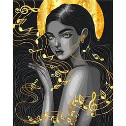 Картина по номерам "Цвет музыки" 10111-AC 40х50 см, с металлизированными красками