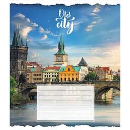 Зошит учнівський "Старе місто" 096-630039K-5 в клітинку, 96 аркушів