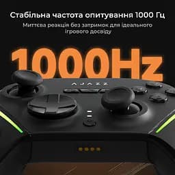 Бездротовий геймпад Ajazz GP100 RGB чорний (GP100-B) - мініатюра 7