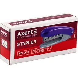 Степлер канцелярський Axent Welle-2 №10/5, 12 аркушів фіолетовий (4813-09-A) - мініатюра 4