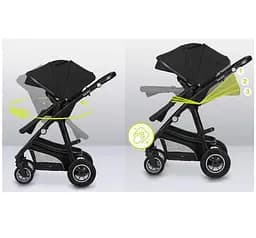 Універсальна коляска 3 в 1 Lionelo Bianka Black Onyx, чорний (LO-BIANKA 3IN1 BLACK ONYX) - мініатюра 7