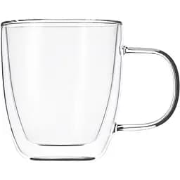 Набір чашок Ardesto з ручками і подвійними стінками 310 мл 2 шт. (AR2631BHR)