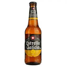 Пиво Estrella Galicia Sin Gluten светлое без глютена 5.5% 0.33 л