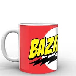 Кухоль GeekLand Теорія великого вибуху The Big Bang Theory Bazinga BB.002.03 330 мл білий - мініатюра 2