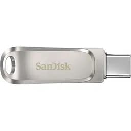 Флеш-накопичувач Sandisk Flash USB 3.1 Ultra Dual Luxe Type-C 256Gb (150 Mb/s) (SDDDC4-256G-G46) - мініатюра 4