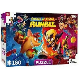 Пазл класичний GoodLoot Crash Bandicoot 4: About Time Puzzles 160 елементів (5908305240365)