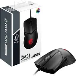 Миша MSI Clutch GM31 Lightweight Black [99848] - мініатюра 5