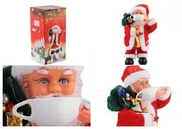 Игрушка Дед Мороз с подарком в маске 29 см (1*48) 1394-12