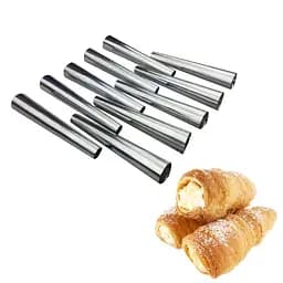 Кондитерські конуси для випічки трубочок «Каннолі» 120 мм (10 штук), Master Class 82000