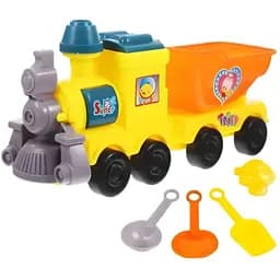 Паровозик з пасочками 8295-81Y дитячий ігровий набір для веселої гри в пісочниці та на пляжі