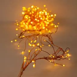 Гирлянда Chomik Кластер 150LED теплый белый на батарейках 1.5 м (LED1803)