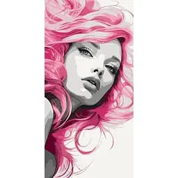 Картина за номерами Контрастний образ ArtCraft 40х80 см кольорова 000260684