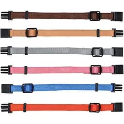 Набір нашийників для цуценят Trixie, S-M 17-25 см, 6 шт., в асортименті