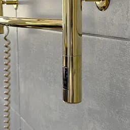 Електрична рушникосушка Navin Камелія 480x800 Sensor, золото, права 12-112033-4880, Золотий, Праве, Електронний - мініатюра 4