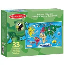 Мега-пазл Melissa&Doug Карта мира, 33 элемента (MD10446)