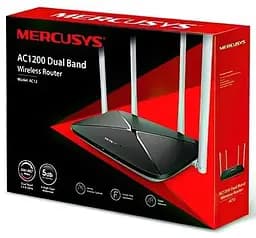 Роутер Mercusys AC12 AC1200 Black 802.11ac (AC12) - мініатюра 7