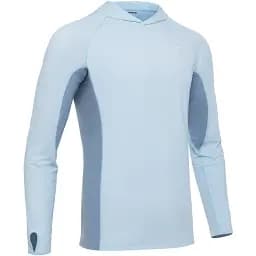 Реглан Favorite Hooded Jersey Basic L Sun protect Light blue - мініатюра 2
