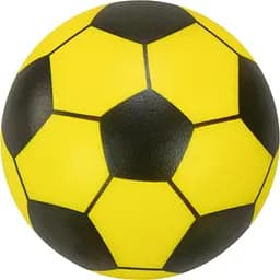 Мяч детский фомовый Bambi Футбольный 10 см желтый (SPB24636(Yellow))