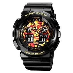 Skmei 1832CMBKGD Black-Gold Camo SALE