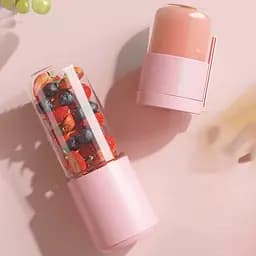 Портативний блендер/соковитискач N8 400+300ml 60W 1500mAh Pink - мініатюра 7