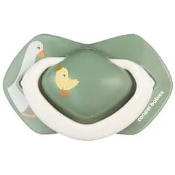 Пустушка Canpol babies Light touch Гуси силіконова симетрична 0-6 міс. 2 шт. зелена з білим (22/667) - мініатюра 2