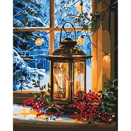 Картина за номерами на підрамнику Brushme Світло у вікні