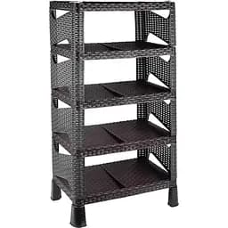 Етажерка для взуття Violet House 0733 Роттанг Гелакси Black 30х52х96 см (0733 Роттанг Гелакси BLACK)