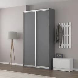 Шафа-купе Idea серія 1 130 x 60 x 240 см Антрацит