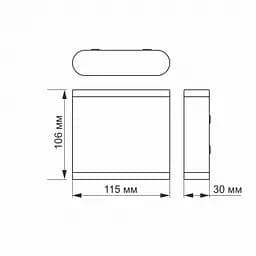 LED Світильник архітектурний AR06 IP54 VIDEX 6W 2700K білий - мініатюра 4