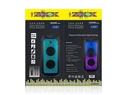 Портативна колонка ZXX-5508 Акустична система 1000Вт RGB підсвічування з 2 мікрофонами і пультом 2х8" Чорний - мініатюра 8
