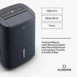 Осушувач повітря Klarstein DryFy Connect 30л (10045539) - мініатюра 4